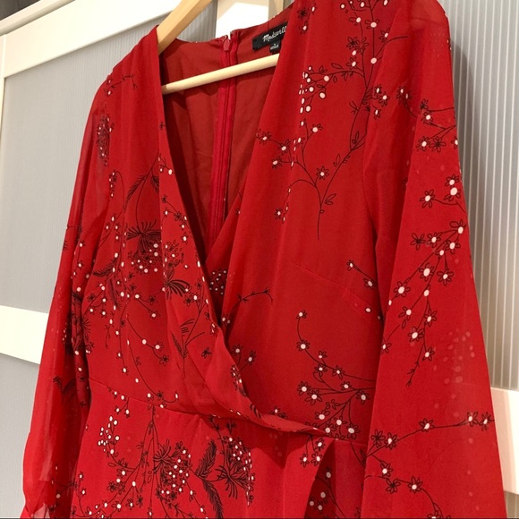 NWT Madewell Hazelwood front wrap mini dress - Picture 6 of 8